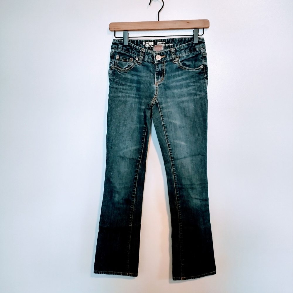 Mossimo slim bootcut jeans size 1